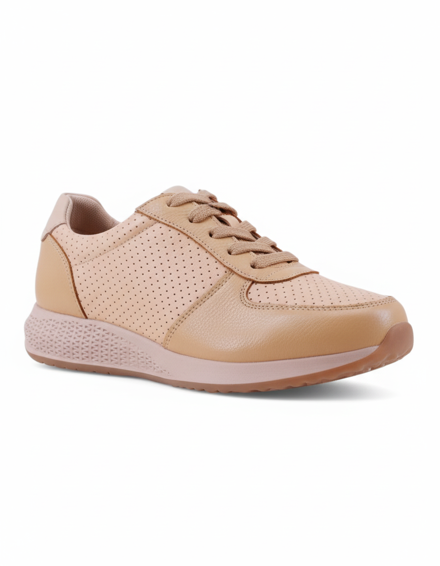 Isabella 01 - Casual Leather Sneakers