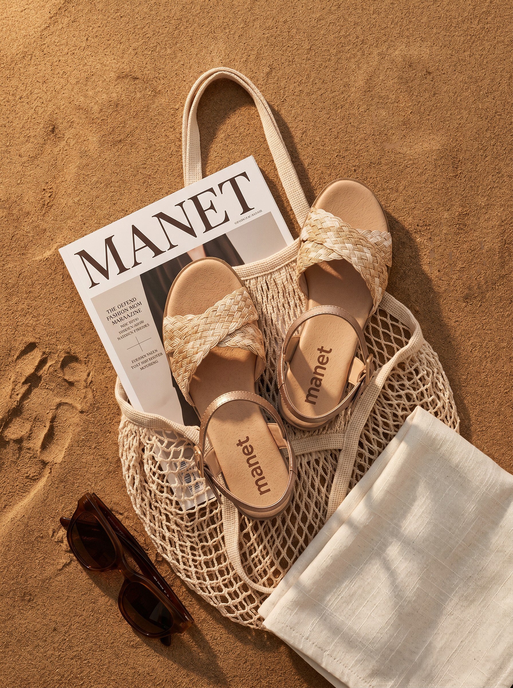 Sandalias con tacón para mujer manet